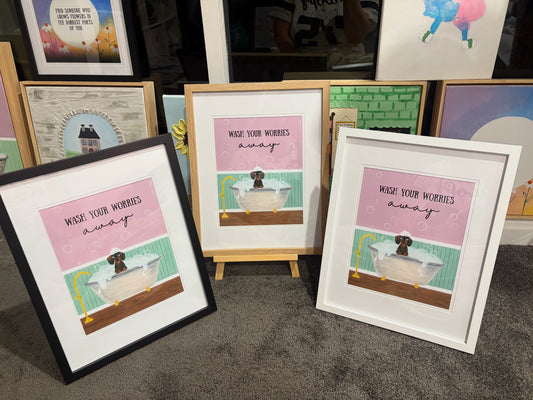 Wash Your Worries Away | Art Print