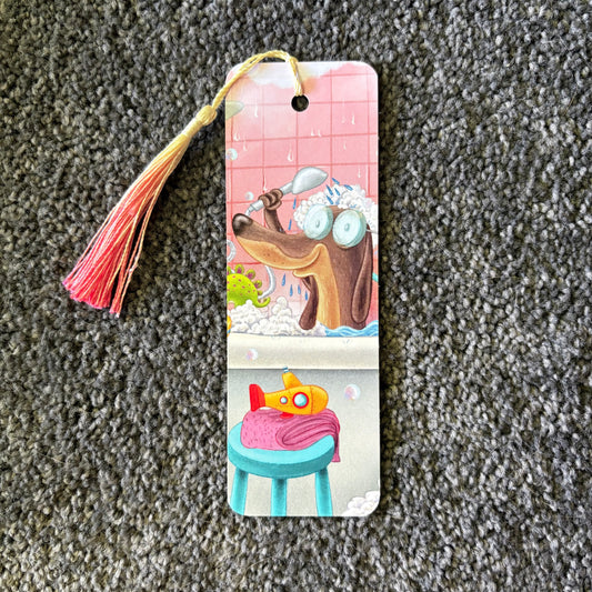 Bookmark | Imagine If Sausage Dogs Wore Glasses (Bath Time)