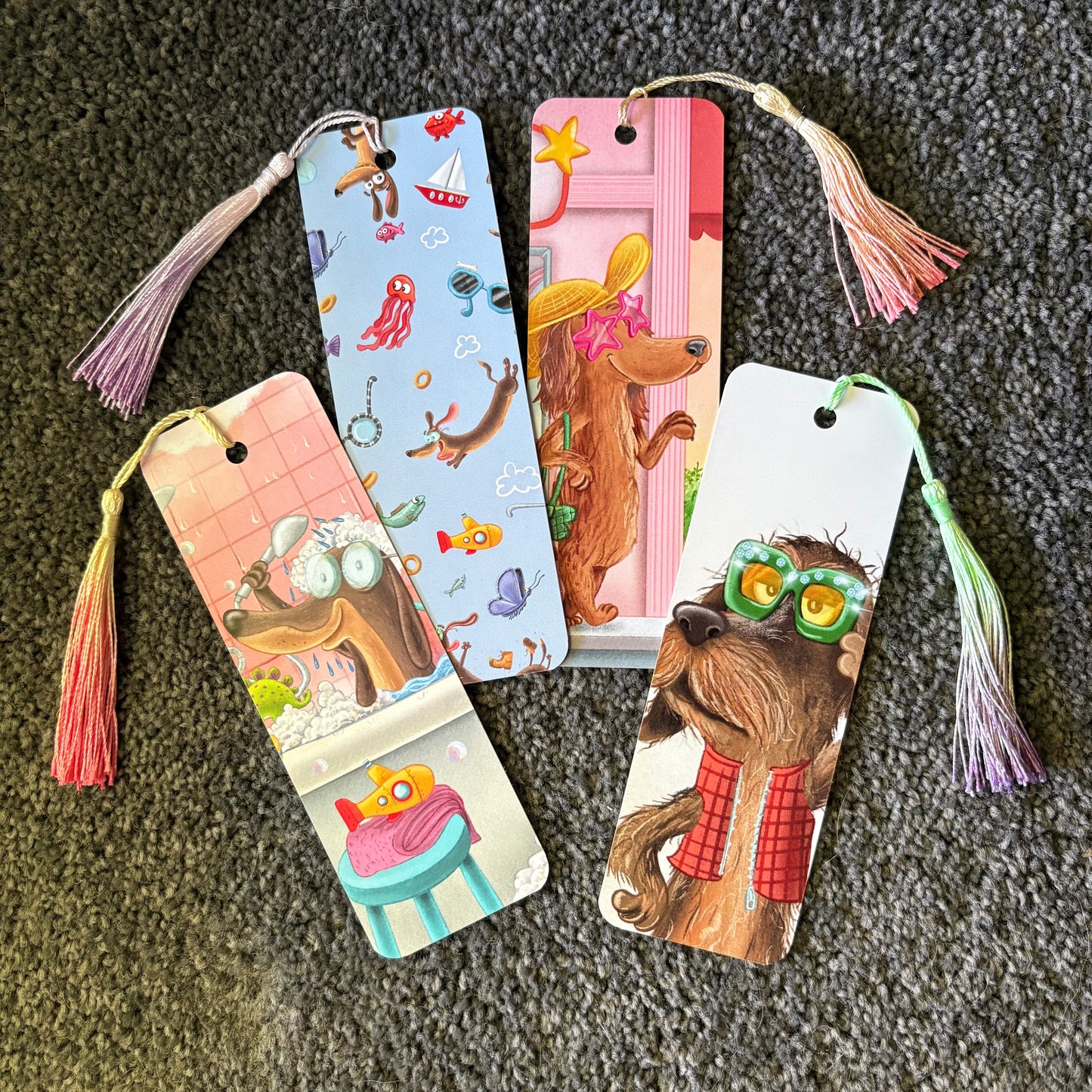 Bookmarks | Imagine If Sausage Dogs Wore Glasses (Set of 4)